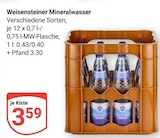 Aktuelle Wasser Angebote bei GLOBUS in Saarbrücken Aktuelles Weisensteiner Angebot bei GLOBUS in Saarbrücken ab 3,59 €