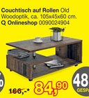 Couchtisch auf Rollen im Angebot bei Opti-Megastore in Schorndorf Couchtisch auf Rollen Angebote bei Opti-Megastore Schorndorf für 84,90 €