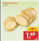 Aktuelle Brot Angebote bei Netto Marken-Discount in Erlangen Aktuelles Weizenmischbrot Angebot bei Netto Marken-Discount in Erlangen ab 1,49 €