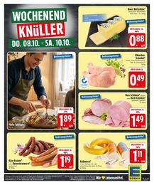 Bratwurst im EDEKA Prospekt Bratwurst im EDEKA Prospekt "Wir lieben Lebensmittel." auf Seite 32