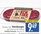 Hamburger von Big New York im aktuellen EDEKA Prospekt für 9,49 €