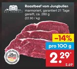 Roastbeef vom Jungbullen Angebote von Gut Ponholz bei Netto Marken-Discount Karlsruhe für 2,29 €