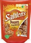 Erdnusslocken oder Saltletts Pausen Cracker von Lorenz im aktuellen tegut Prospekt für 1,29 €