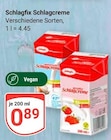 Aktuelle Sahne Angebote bei GLOBUS in Duisburg Aktuelles Schlagcreme Angebot bei GLOBUS in Duisburg ab 0,89 €