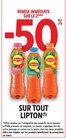 Promo -50% de remise immédiate sur le 2ème produit sur tout LIPTON à  dans le catalogue Intermarché Express à Laval