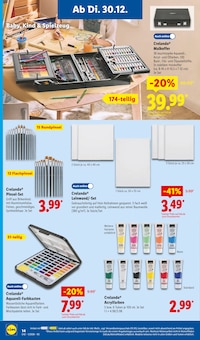 Künstlerbedarf Angebot im aktuellen Lidl Prospekt auf Seite 24