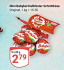 Mini Babybel Halbfester Schnittkäse von Babybel für 2,79 € bei GLOBUS im Angebot Mini Babybel Halbfester Schnittkäse von Babybel im aktuellen GLOBUS Prospekt