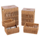 Panière effet bois - Maxi Bazar à Antony Panière effet bois en promo chez Maxi Bazar Antony à 5,24 €