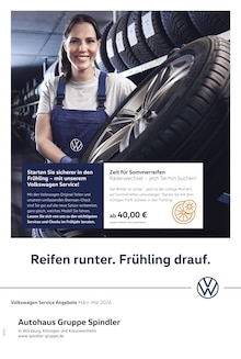 Volkswagen Prospekt Der Frühling startet mit Power mit 1 Seite
