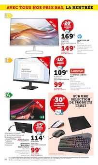 Promo Ecran Ordinateur dans le catalogue Hyper U du moment à la page 86