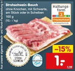 Strohschwein-Bauch im Angebot bei Netto Marken-Discount in Hof Strohschwein-Bauch Angebote bei Netto Marken-Discount Hof für 1,00 €