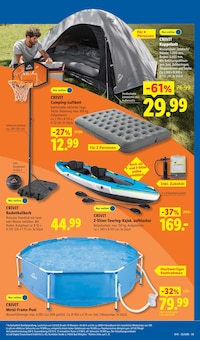 Luftbett im aktuellen Lidl Prospekt (Bochum) Luftbett im Lidl Prospekt "LIDL LOHNT SICH" mit 74 Seiten (Bochum)