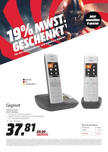 Aktueller MediaMarkt Saturn Oststeinbek Prospekt "19% MWST. GESCHENKT" mit 31 Seiten