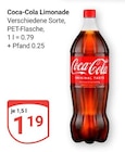 Aktuelle Coca Cola Angebote bei GLOBUS in Pirmasens Aktuelles Limonade Angebot bei GLOBUS in Pirmasens ab 1,19 €