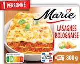 Lasagnes à la bolognaise surgelées - MARIE - Intermarché Hyper à Antibes Lasagnes à la bolognaise surgelées - MARIE en promo chez Intermarché Hyper Antibes à 1,81 €