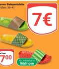 Damen-Badepantolette im Angebot bei GLOBUS in Saarbrücken Damen-Badepantolette Angebote bei GLOBUS Saarbrücken für 7,00 €