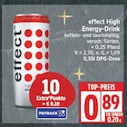 High Energy-Drink von effect im aktuellen EDEKA Prospekt