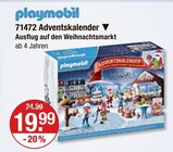 71472 Adventskalender Angebote von playmobil bei V-Markt Augsburg für 19,99 €