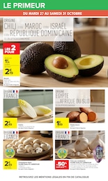 Prix et réduction Avocat dans le prospectus Carrefour en cours Offre Avocat dans le catalogue Carrefour du moment à la page 28