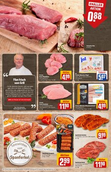Schweinefilet im REWE Prospekt "Dein Markt" mit 32 Seiten (Jena)