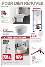 Promos WC dans le catalogue "POUR BIEN RÉNOVER COMPTEZ SUR NOUS..." de Gedimat WC en promo dans le catalogue Gedimat à la page 8