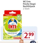 Frische-Siegel Nachfüllpack Angebote von WC Ente bei Rossmann Flensburg für 2,99 €