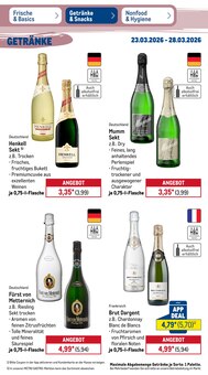 Mumm im METRO Prospekt "Wochenangebote + Gewinnspiel" mit 54 Seiten (Trier)