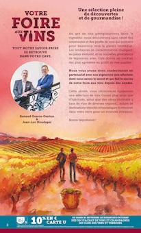 Prospectus Hyper U de la semaine "Votre foire aux vins" avec 2 pages, valide du 24/09/2024 au 06/10/2024 pour Puilboreau et alentours