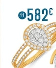 Promo Bague diamants à 582,00 € dans le catalogue E.Leclerc à Éragny