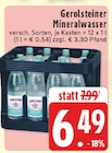 Mineralwasser Angebote von Gerolsteiner bei E center Wermelskirchen für 6,49 €