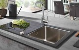 Glas- / Edelstahlspüle IMSA-45-GL Angebote von MONDO bei Opti-Wohnwelt Bremerhaven für 249,00 €
