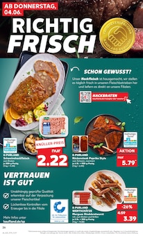 Steak im Kaufland Prospekt "Hier bin ich richtig" mit 69 Seiten (Rostock)