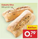 Aktuelle Oliven Angebote bei Netto Marken-Discount in Chemnitz Aktuelles Ciabatta Olive Angebot bei Netto Marken-Discount in Chemnitz ab 0,79 €