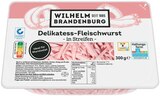 Delikatess-Fleischwurst in Streifen von Wilhelm Brandenburg im aktuellen REWE Prospekt für 2,59 €