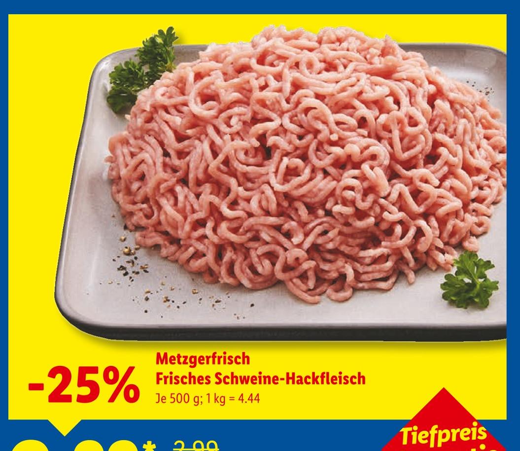 Frisches Schweine-Hackfleisch