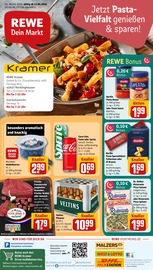 Bier im REWE Prospekt in Oer-Erkenschwick Aktueller REWE Prospekt mit Bier, "Dein Markt", Seite 1