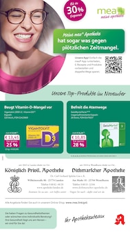 Aktueller mea - meine apotheke Prospekt "Unsere Oktober-Angebote" für Wesselburen Aktueller mea - meine apotheke Prospekt für Wesselburen mit Seiten