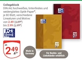 Collegeblock Angebote von Oxford bei GLOBUS Krefeld für 2,49 €