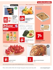 Promos Crevettes Crues dans le catalogue "Auchan supermarché" de Auchan Supermarché à la page 3