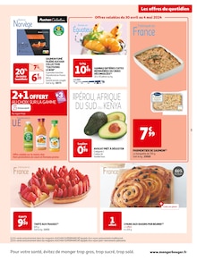 Promo Fraises dans le catalogue Auchan Supermarché du moment à la page 3