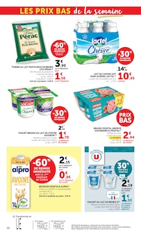 Promotion Alpro dans le prospectus Super U, valable du 09/06/2026 au 21/06/2026 Promo Alpro dans le catalogue Super U du moment à la page 16