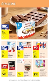 Promos Kinder dans le catalogue "Carrefour" de Carrefour Kinder en promo dans le catalogue Carrefour à la page 53