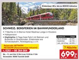 Schweiz: Bergferien im Bahnwunderland im aktuellen Netto Marken-Discount Prospekt für 699,00 €