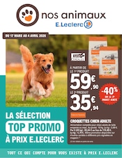 Catalogue Supermarchés E.Leclerc en cours à Savignac et alentours, "LA SÉLECTION TOP PROMO À PRIX E.LECLERC", 8 pages, 17/03/2026 - 04/04/2026