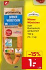 Wiener Würstchen Angebote von Hofmaier bei Netto Marken-Discount Siegen für 1,00 €