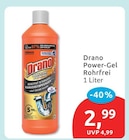 Power-Gel Rohrfrei von Drano im aktuellen budni Prospekt