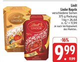 Aktuelle Schokolade Angebote bei EDEKA in Fürth Aktuelles Lindor Kugeln Angebot bei EDEKA in Fürth ab 9,99 €