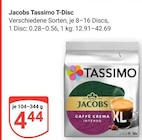 Tassimo T-Disc im Angebot bei GLOBUS in Neubrandenburg Tassimo T-Disc Angebote von Jacobs bei GLOBUS Neubrandenburg für 4,44 €