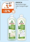 Neutralreiniger oder Essigreiniger im Angebot bei Müller in Recklinghausen Neutralreiniger oder Essigreiniger Angebote von Frosch bei Müller Recklinghausen für 1,69 €