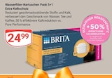 Wasserfilter-Kartuschen Pack 5+1 Extra Kalkschutz im Angebot bei GLOBUS in Oberursel Wasserfilter-Kartuschen Pack 5+1 Extra Kalkschutz Angebote von Brita bei GLOBUS Oberursel für 24,99 €